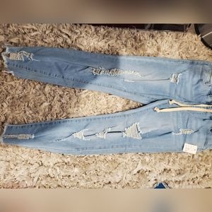 Size small shredded jeans